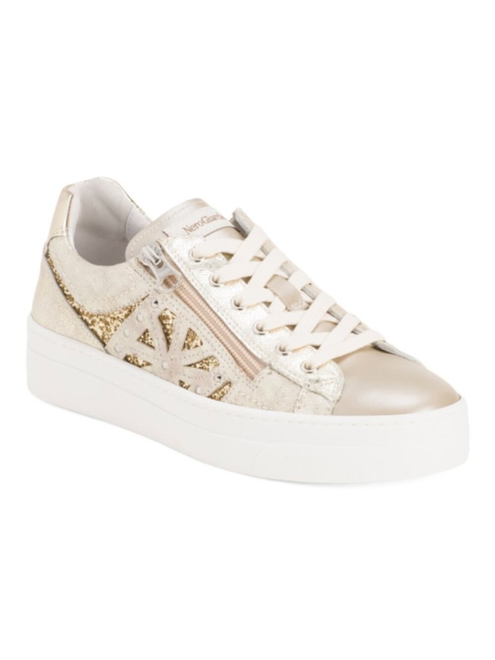 NEROGIARDINI Made In Italy Leather Sneakers